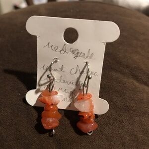 Red Agate Earrings